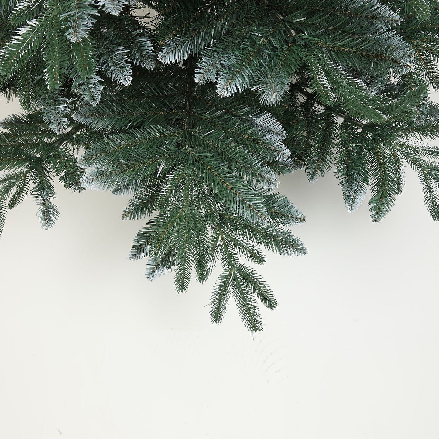 Goosiay 7ft Pre-Lit Artificial Christmas Tree,with 1249 PE & PVC Mixed Snow-Tipped Branches for Holiday Decor