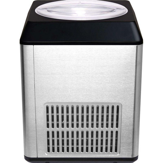 Goosiay Ice Cream Maker Machine Automatic 2.6 Qt. Upright with Built-In Compressor, LCD Digital Display & Timer, No Pre-Freezing, Stainless Steel